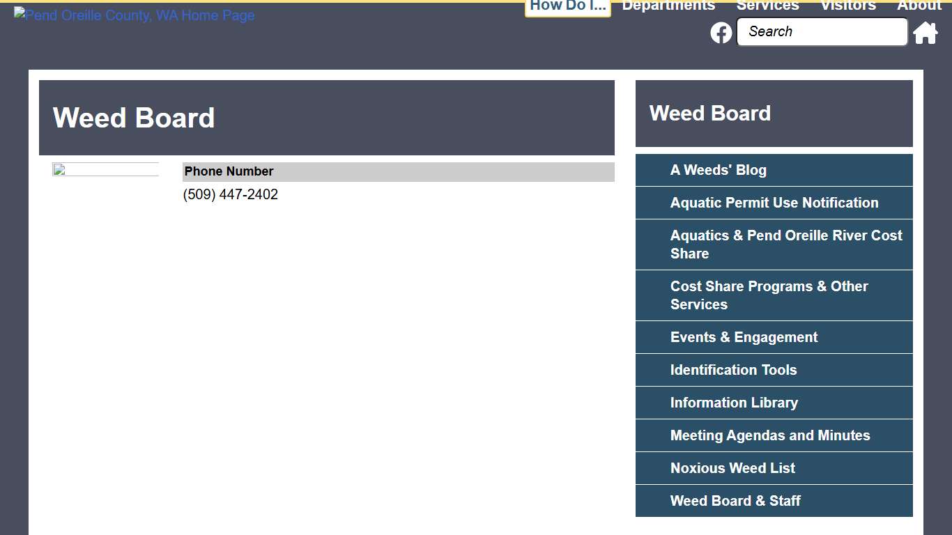 Weed Board | Pend Oreille County WA